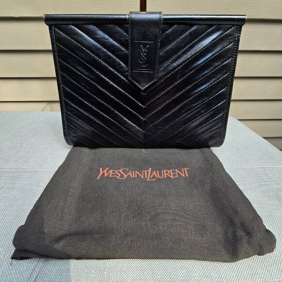 Yves Saint Laurent Vintage Clutch Bag - Picture 16 of 16